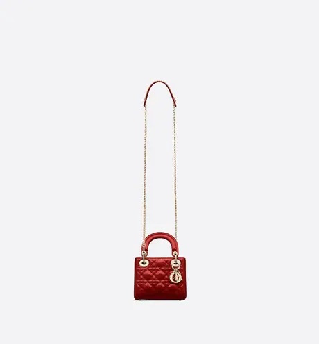 Mini lady sale dior red