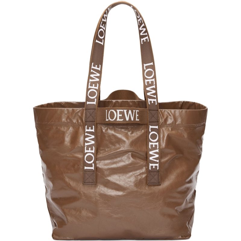 LOEWE Calfskin-Blend Shopper Tote Bag