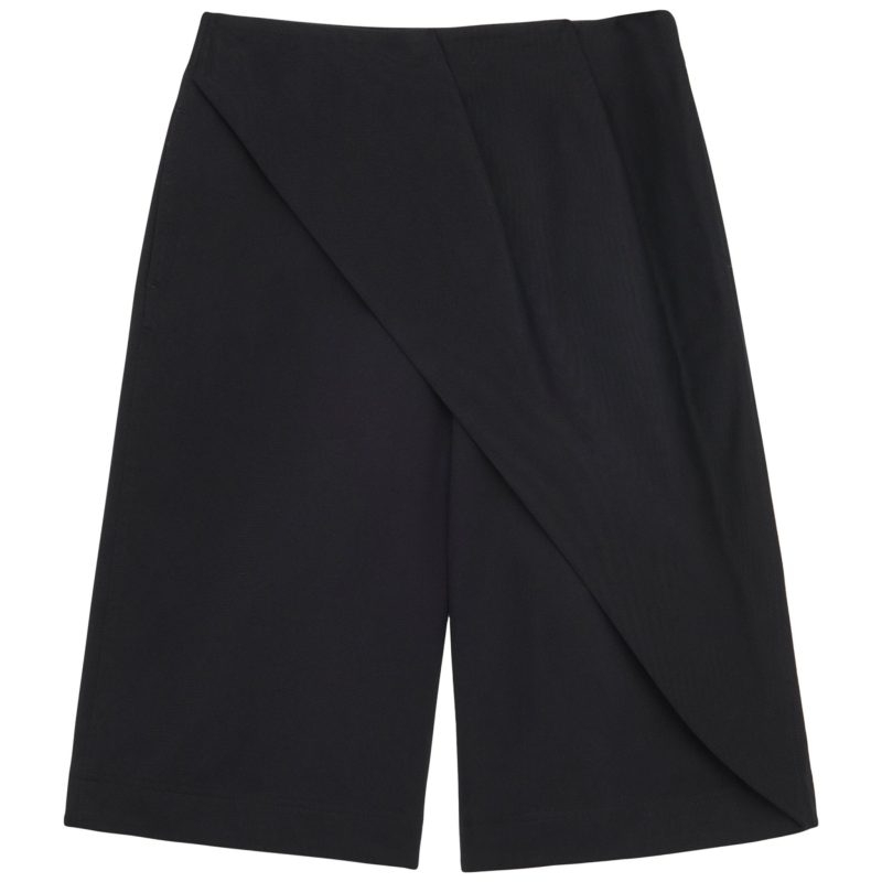 LOEWE Cotton-Blend Wrapped Pleated Shorts