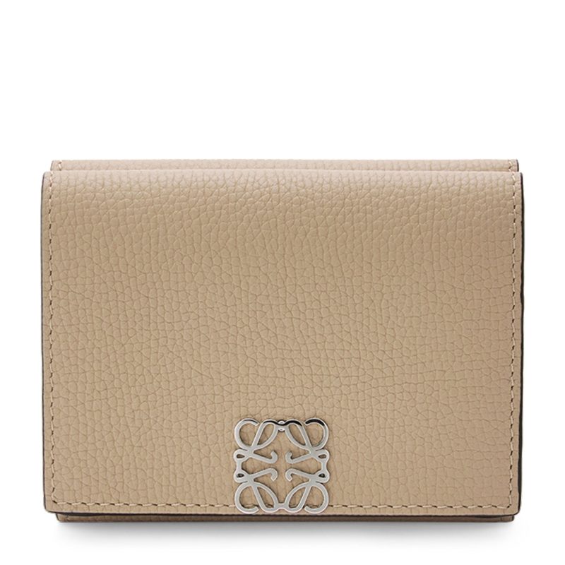 LOEWE Leather Anagram Trifold Wallet