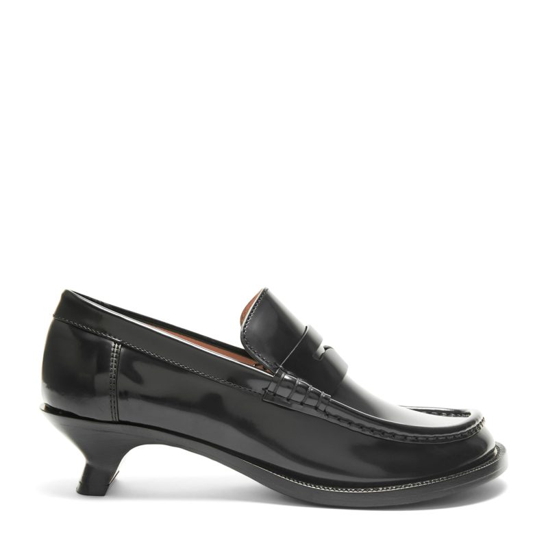 LOEWE Leather Campo Loafers 40