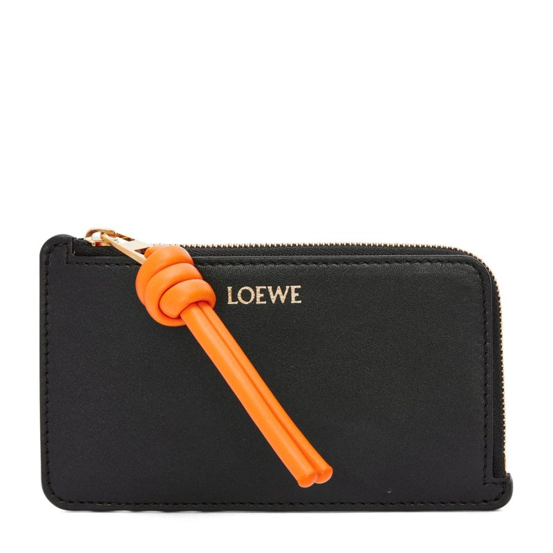 LOEWE Leather Knot Coin and Card Holder
