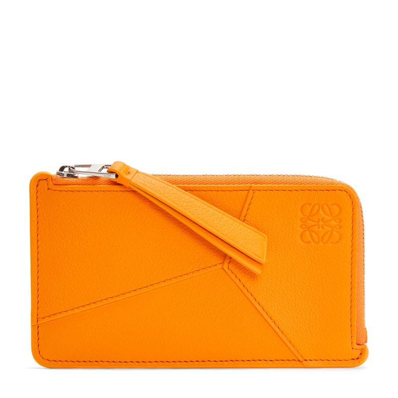 LOEWE Leather Puzzle Edge Coin and Card Holder