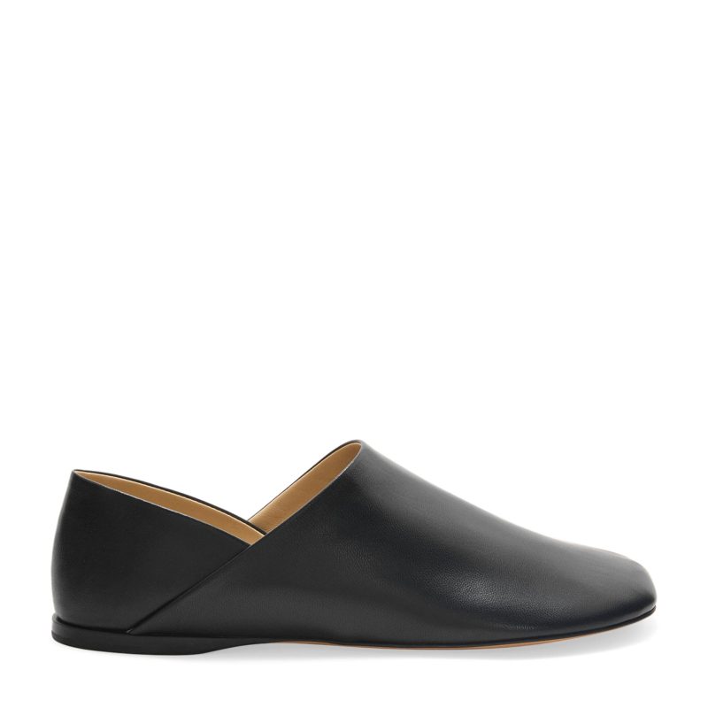 LOEWE Leather Toy Loafers