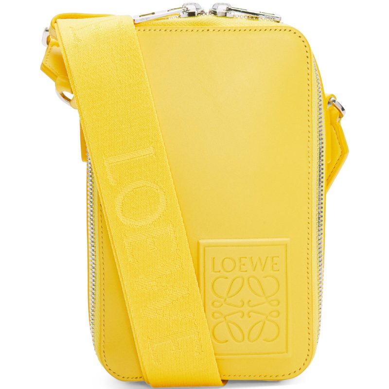 LOEWE Leather Vertical Pocket Cross-Body Bag