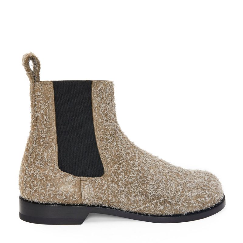 LOEWE Suede Campo Chelsea Boots