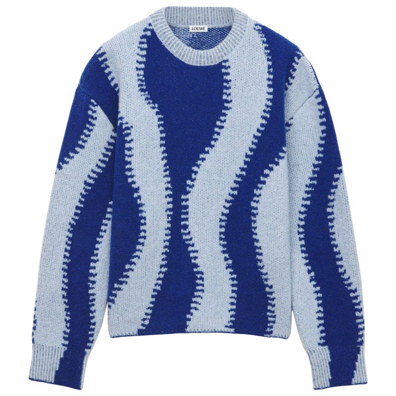 LOEWE Wool-Blend Patterned Sweater