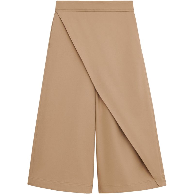 LOEWE Wrapped Cropped Wide-Leg Trousers