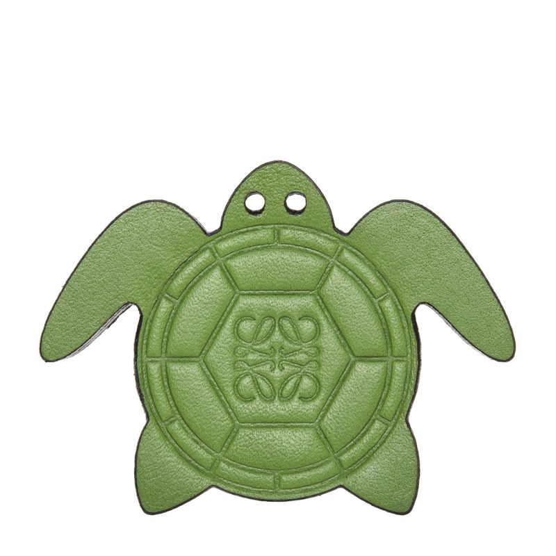 LOEWE x Paula's Ibiza Leather Sea Turtle Keychain