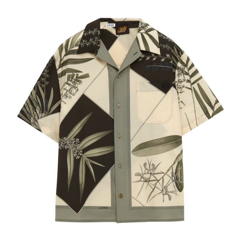 LOEWE x Paula's Ibiza Silk-Blend Short-Sleeve Shirt