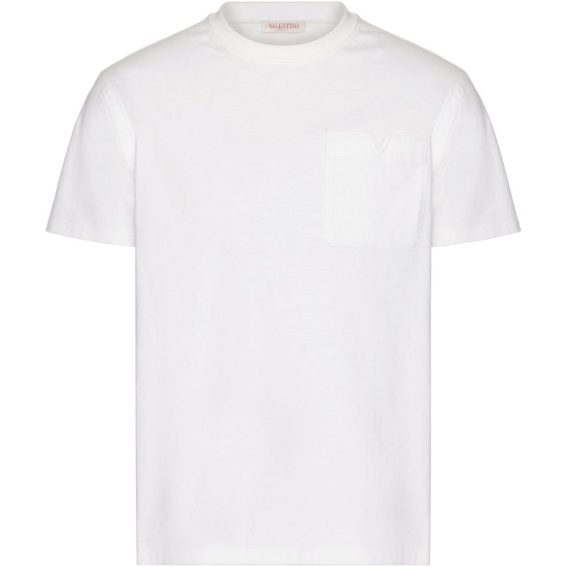 Valentino Garavani Cotton V-Pocket T-Shirt