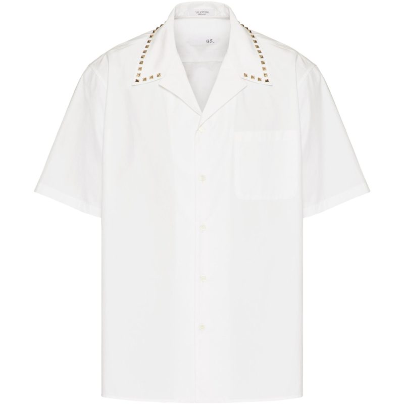 Valentino Garavani Rockstud Short-Sleeved Shirt